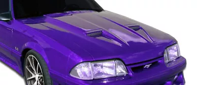 Duraflex Mach1 Hood - 1 Piece For Mustang Ford 87-93 Ed_104175 • $499
