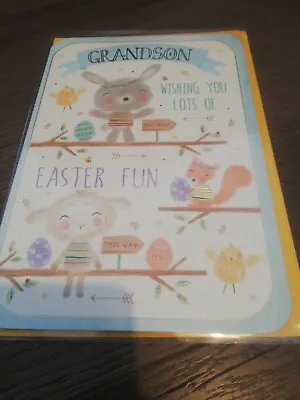 Grandson Easter Card BNIP • £1.50