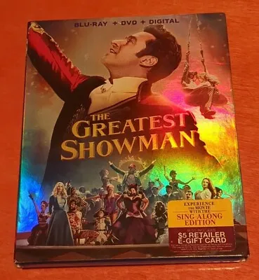 The Greatest Showman Blu-ray Hugh Jackman  Zac Efron  Michelle Williams • $7