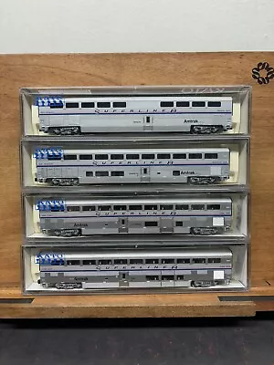 Kato #106-3504 Amtrak Superliner Passenger Cars Phase IV Set A ;N Scale • $74.99