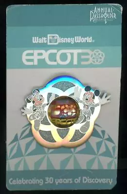 WDW Epcot Annual Pass Exclusive 30th Anniversary Celebrating 30 Years Disney Pin • $12.95