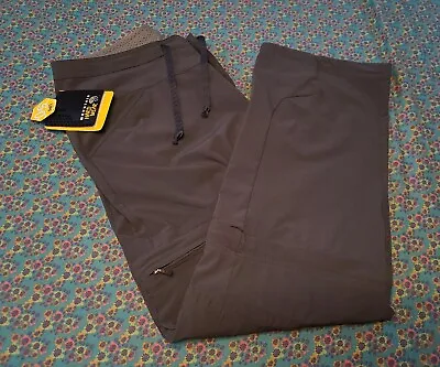 Mountain Hardware Yuma Convertible Pants Womens 10 Shark Gray NWT • $25