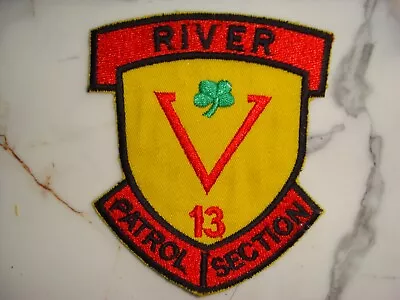  Us Navy River Patrol Section 13 Pbr Vietnam War Patch • $10.95