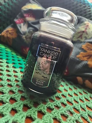 Yankee Candle 'Black Magic' Halloween Large Jar Limited Edition US Release RARE • £27