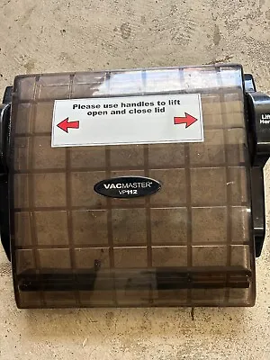 $120 • Buy VacMaster VP112 Chamber Vacuum With Custom Machine Gasket Holder PARTS ONLY!