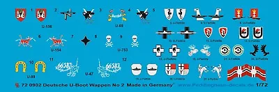 Peddinghaus-Decals 1/72 0902 German U Boat Tags No 2 • £12.94