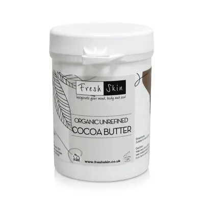 250g Organic Cocoa Butter - 100% Food Grade - Unrefined Raw Pure & Natural • £6.45