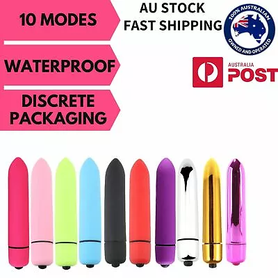 $7.79 • Buy Bullet Vibrator Discreet Vibrating Massager Beginner Vibe Sex Toy 10 SPEED