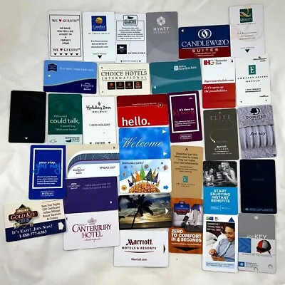 33 Different Hotel Room Key Cards • $9.99