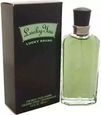 LUCKY YOU By Lucky Brand Cologne For Men 3.3 / 3.4 Oz EDC New In Box • $17.84