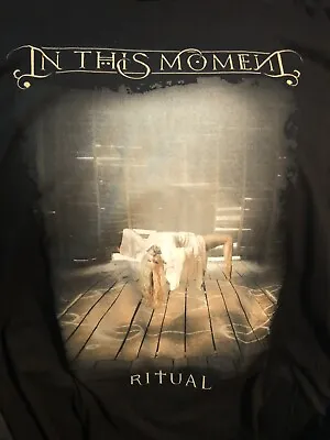 In This Moment Tour Shirt Adult XL Black Maria Brink Metal  Mens Ritual • $50