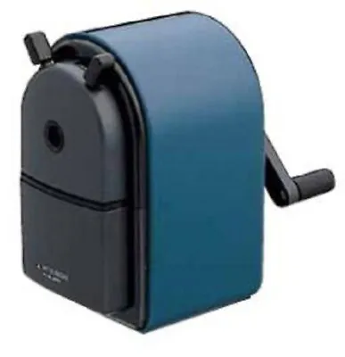 Uni Mitsubishi Hand Crank Pencil Sharpener KH-20 Blue Desk Sharp New From Japan • $13.55