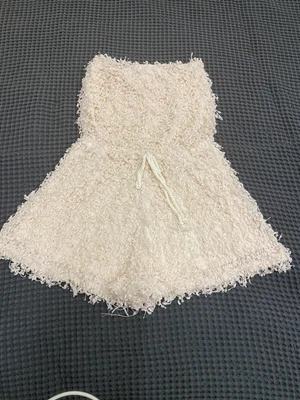 $25 • Buy Indikah Strapless Fluffy Jumpsuit, Size 8 BNWT