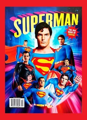 2024 SUPERMAN BIG BOOK Of TRIVIA 360 Media Special Edition STEEL Comic Book Hero • $6.21