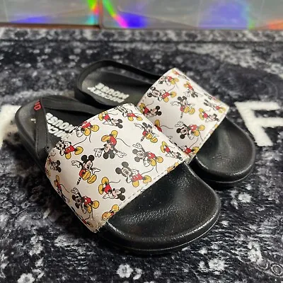 Disney Mickey Mouse Slides Shoes Size Youth 9/10 • $9.99