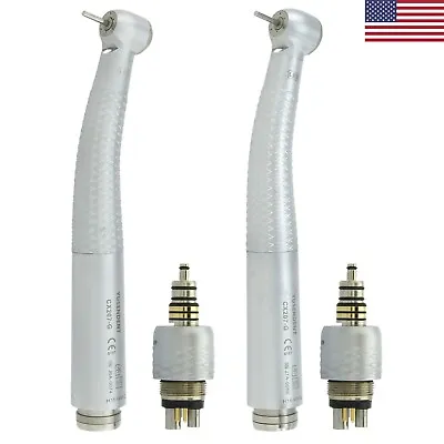 COXO Dental Fiber Optic Handpiece LED Turbine Fit W&H Roto-Quick Coupling 6 Pin • $109.99