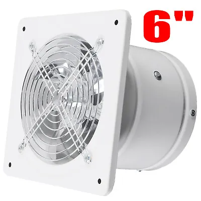 6  Ceiling Bathroom Ventilation Fan Toilet Bath Air Vent Exhaust Fan Wall Mount • $31.35