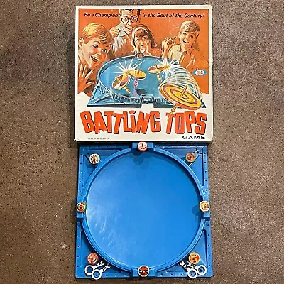 Vintage 1968 Ideal Battling Tops Game Board Game #2340-8 Original Box RARE VGC • $114.99