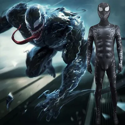 £38.28 • Buy Cosplay Venom 2 Eddie Brock Jumpsuit Adult Kids Bodysuit Halloween Costumes Gift