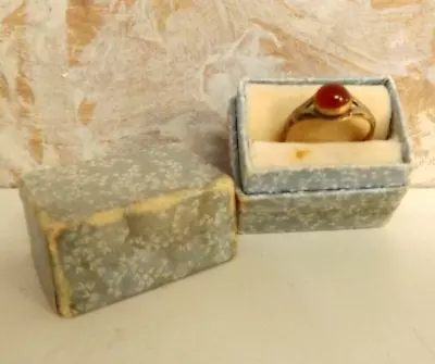 $89 • Buy Antique 14kt Yellow Gold & Carnelian Ring With Box As Shown See Description