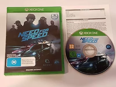 Need For Speed NFS Xbox One XB1 VGC Free Post  • $11.95