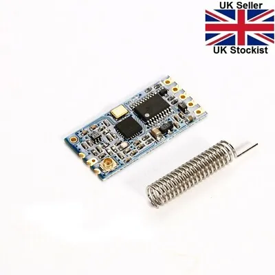 433Mhz HC-12 SI4463 Wireless Serial Port Module 1000m Replace BluetoothTE296 • £7.06