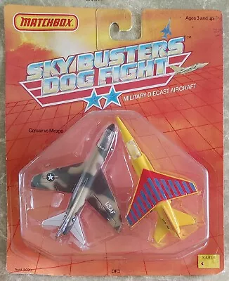 Vintage * 1988 Matchbox * Skybusters * Dog Fight Corsair Vs. Mirage (#df3) *new  • $24.99