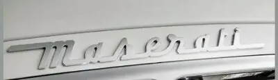 Maserati Trunk Nameplate Logo Emblem Badges Ghibli Chrome • $34.95