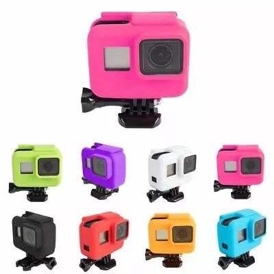 For Gopro Hero 7 6 5 Side Frame Soft Silicone Protective Housing Case Cover New • $8.98