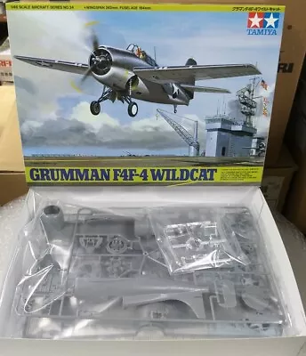 Grumman F4F-4 Wildcat TAMIYA 1/48 Plastic Model Kit 61034 • $17.90