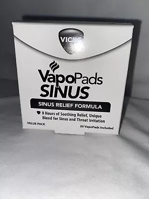 Vicks Vapo Pads Sinus Relief Formula 20 Pads • $10