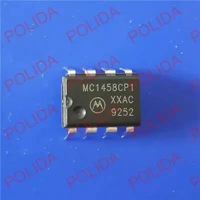 1pcs Dual Op Amp Ic Motorola Dip-8 Mc1458cp1 Mc1458cpi Mc1458cp Mc1458c • $0.99