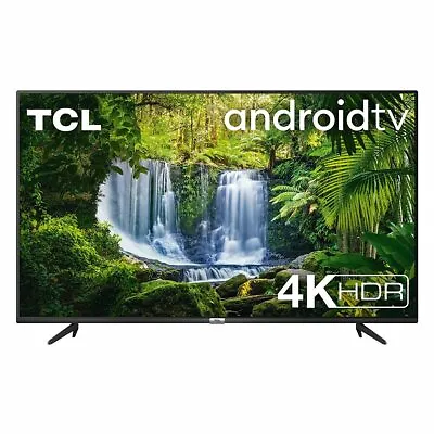 TCL 50P615K 50 Inch 4K Ultra HD Smart Android TV With Freeview Play HDR10 Micr • £498.33