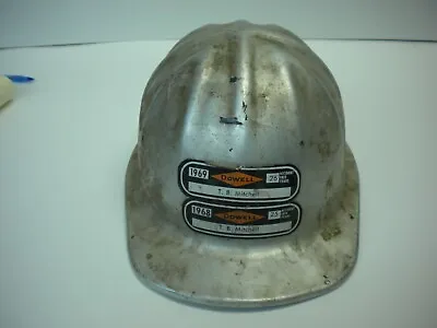 $23.99 • Buy Vintage 1959 MSA McDonald T Mine Aluminum Cap Hard Hat Helmet MSA Dowell