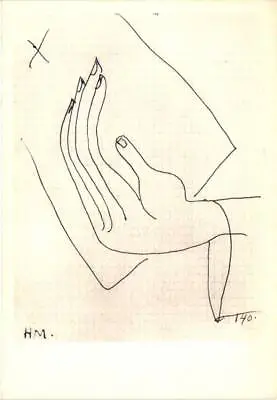Henri Matisse Dessin D'une Main Pour Saint Dominique Postcard • $1.79