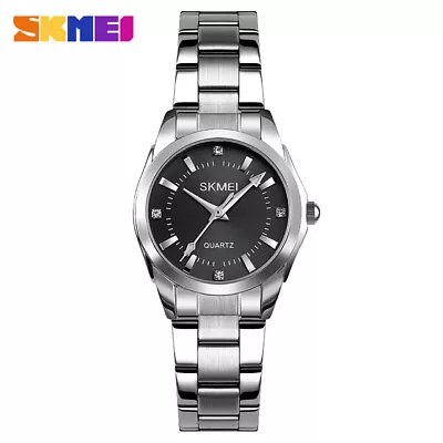 Women Ladies Watches Waterproof Stainless Steel Band Quartz Wrist Round Watch • $29.90