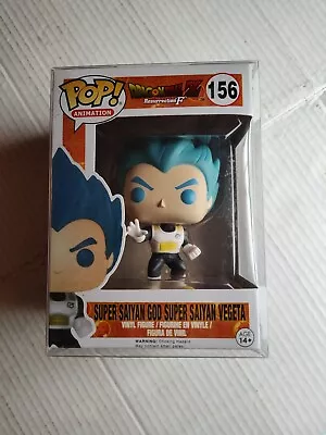 Funko Pop! Animation Dragon Ball Z Resurrection Super Saiyan God Vegeta Figure • $9.99