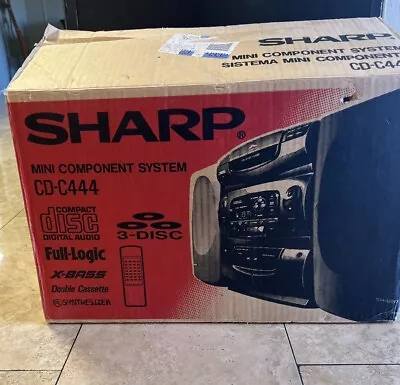Sharp 3 CD Mini Component System CD-C444 • $199.99