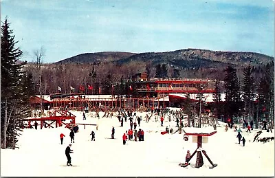 Mount Snow Ski Area West Dover Vermont Vintage Postcard • $4.75
