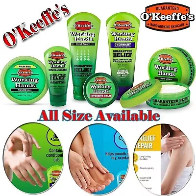 O'Keeffe's Working Hands & Foot & Skin Cream For Dry Cracked Split Hand & Foot.. • £8.59