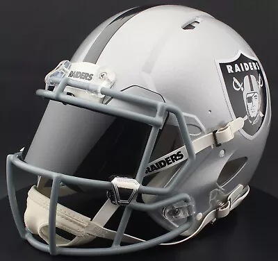 LAS VEGAS RAIDERS NFL Gameday REPLICA Football Helmet W/ Eye Shield Visor • $229.99