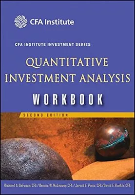 Quantitative Investment Analysis Wo... Runkle David E • £4.99