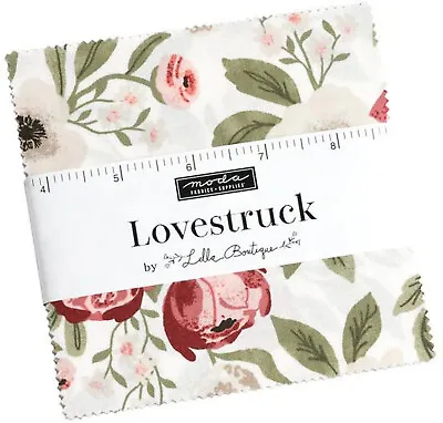 Lovestruck Moda Charm Pack 42 100% Cotton 5  Precut Fabric Squares • $15.99