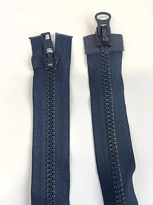 £3.89 • Buy Navy Blue 27 Inch Double Ended Zip - Double Pulls And 8mm Chunky Teeth