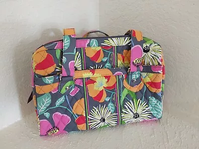 Vera Bradley Handbag Purse Jazzy Blooms Spring Tote Floral Summer • $14.99