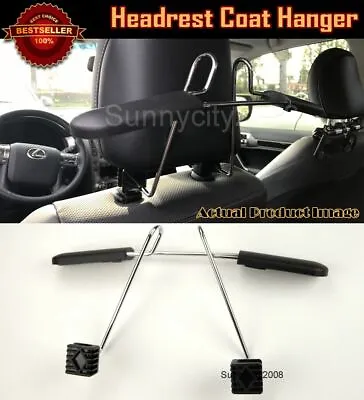 $16.52 • Buy Car SUV Truck Seat Headrest Jacket Coat Suit Cloth Hanger Holder For BMW Audi