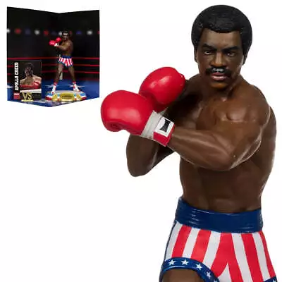 *Preorder* - McFarlane Movie Maniacs Presents Rocky Featuring Apollo Creed • $41.98