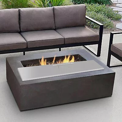 Fire Pit Burner Cover Fire Pit Burner Cover For Rectangle Stainless Steel Cover • $35