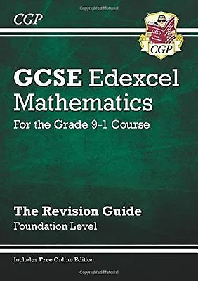 New GCSE Maths Edexcel Revision Guide: Foundation - For The Grade 9-1 Course (w • £2.88