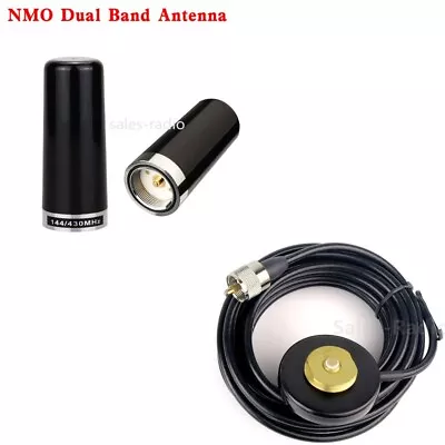 HH-N2RS 144/430MHz Dual Band Car Radio NMO Antenna Magnetic Mount 5M RG-58 Cable • $20.85